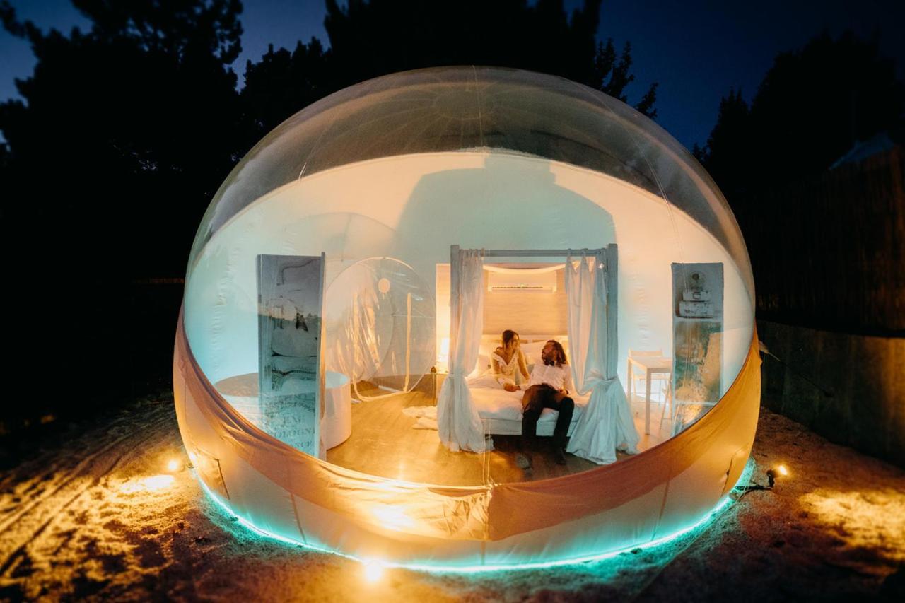 Hotel Burbujas Astronomicas Albarari Sanxenxo Esterno foto