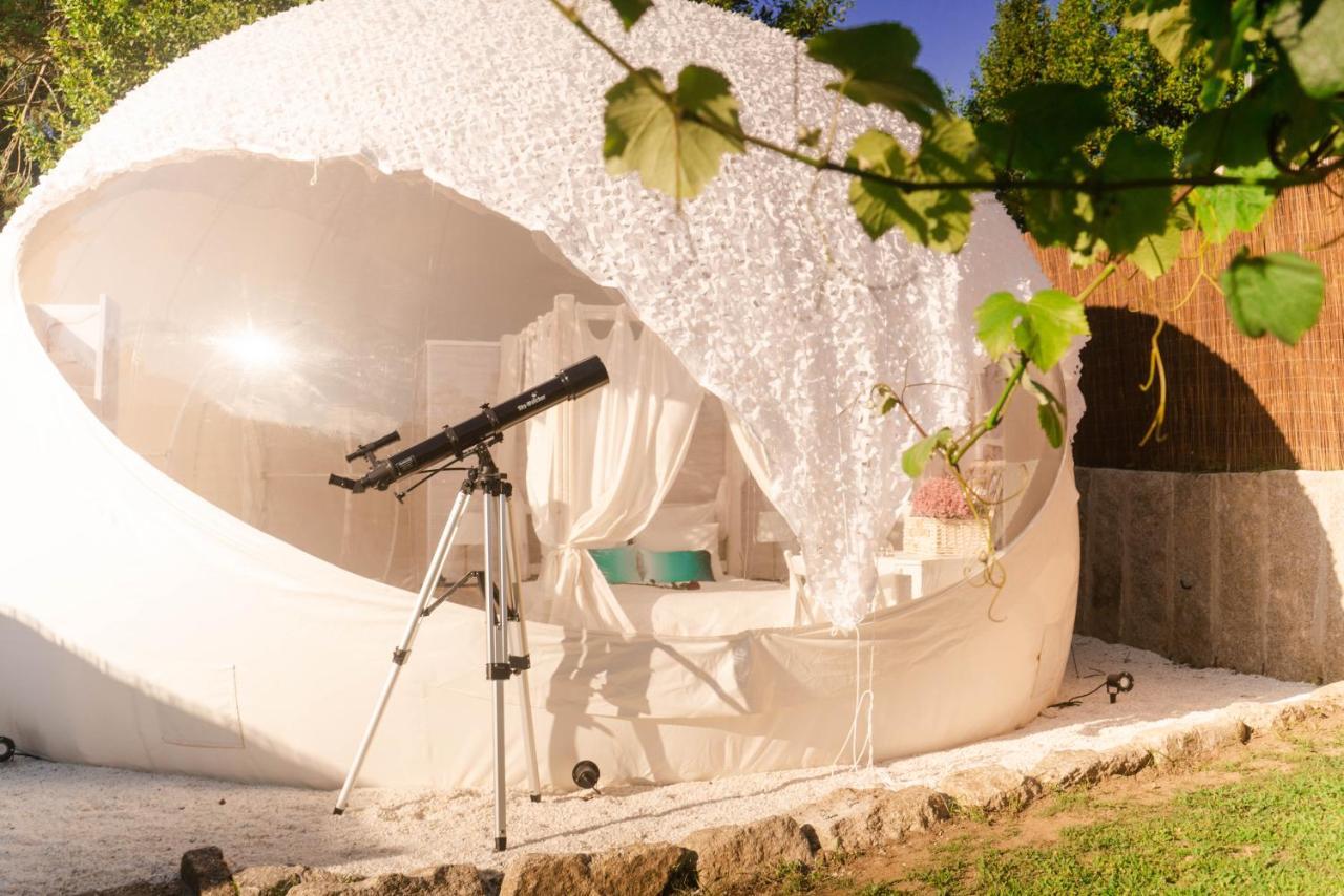 Hotel Burbujas Astronomicas Albarari Sanxenxo Esterno foto