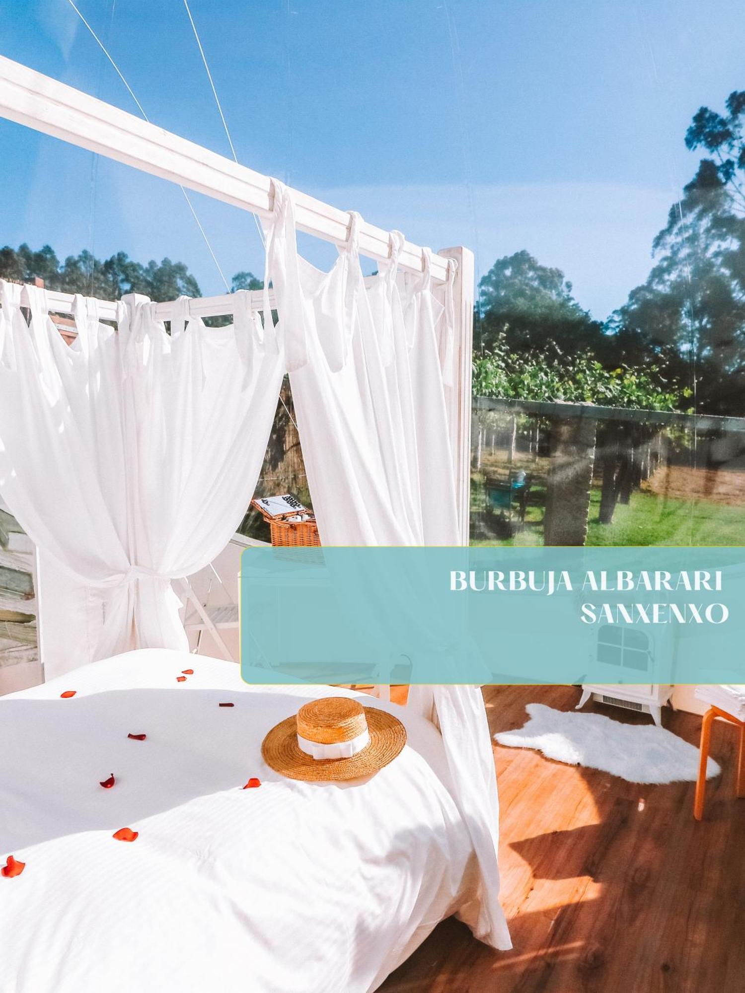 Hotel Burbujas Astronomicas Albarari Sanxenxo Esterno foto