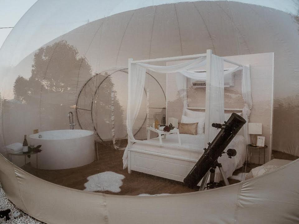 Hotel Burbujas Astronomicas Albarari Sanxenxo Esterno foto