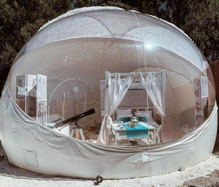 Hotel Burbujas Astronomicas Albarari Sanxenxo Esterno foto