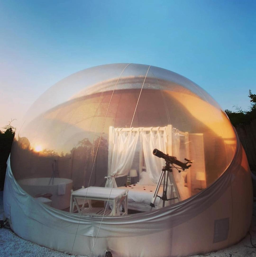 Hotel Burbujas Astronomicas Albarari Sanxenxo Esterno foto