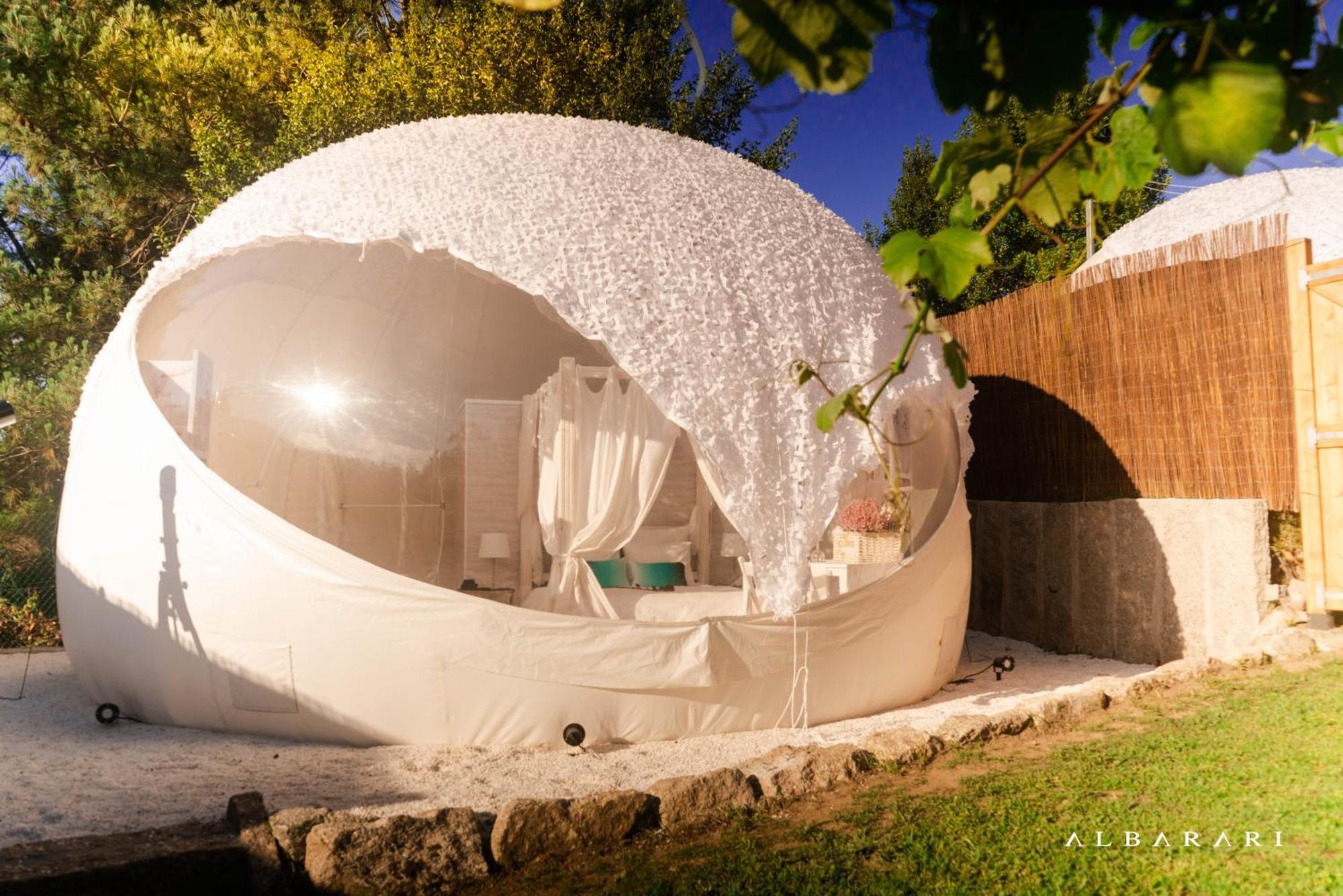 Hotel Burbujas Astronomicas Albarari Sanxenxo Esterno foto